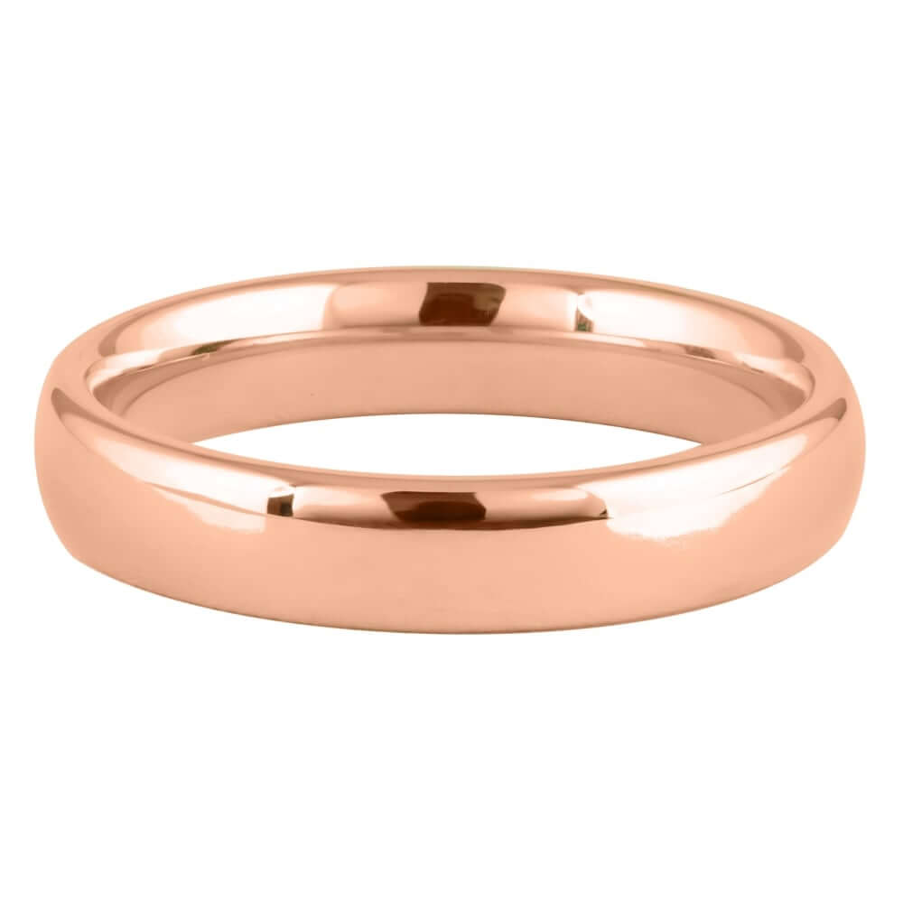 9ct Rose Gold 4mm Addewid Wedding Ring